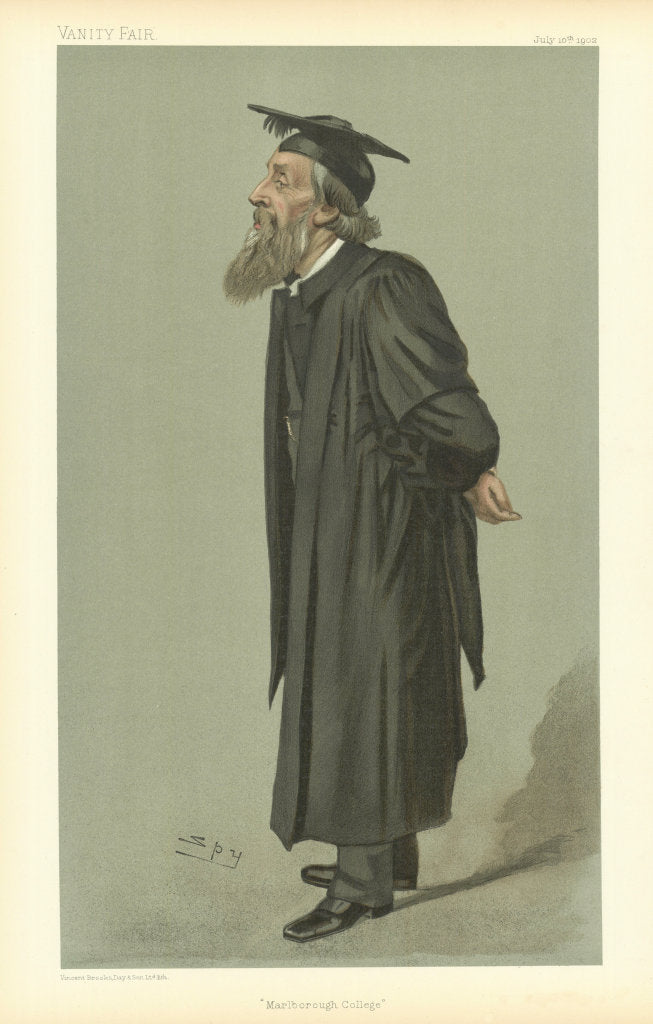 VANITY FAIR SPY CARTOON George Charles Bell. Marlborough College Headmaster 1902